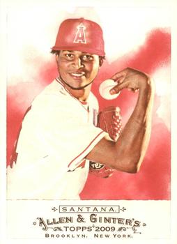 #28 Ervin Santana - Los Angeles Angels - 2009 Topps Allen & Ginter Baseball