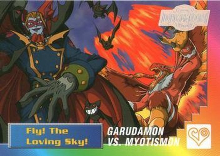 #28of32 Garudamon vs. Myotismon - 2000 Upper Deck Digimon Series 2