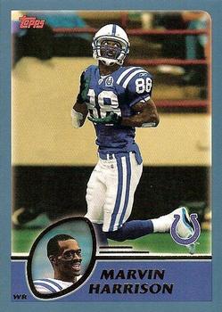 #290 Marvin Harrison - Indianapolis Colts - 2003 Topps Football