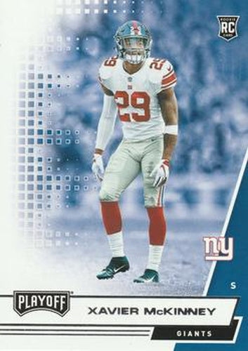 #290 Xavier McKinney - New York Giants - 2020 Panini Playoff Football