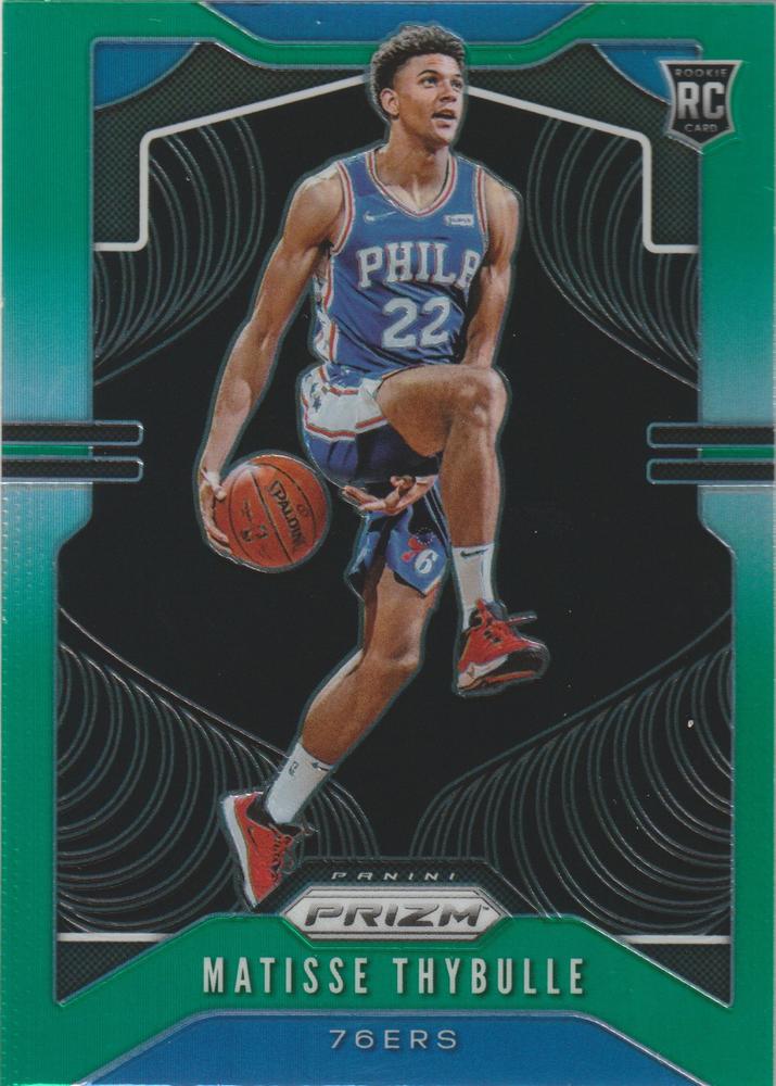 #290 Matisse Thybulle - Philadelphia 76ers - 2019-20 Panini Prizm - Prizms Green Basketball