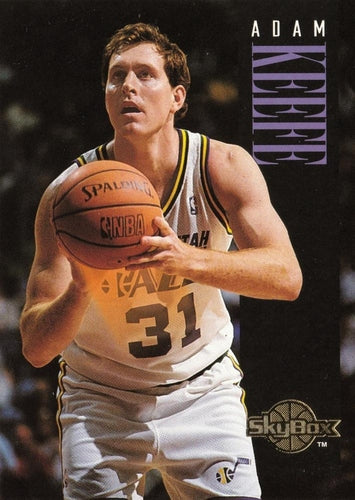 #290 Adam Keefe - Utah Jazz - 1994-95 SkyBox Premium Basketball