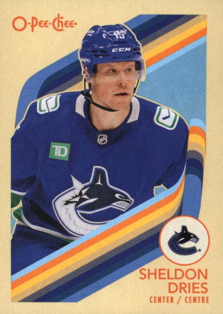 #290 Sheldon Dries - Vancouver Canucks - 2023-24 O-Pee-Chee - Retro Hockey