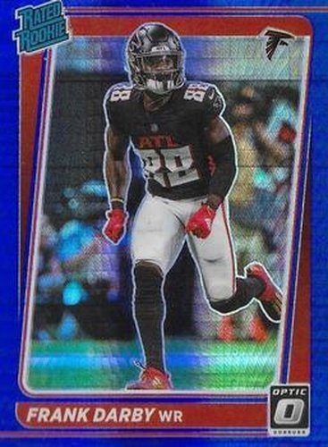 #290 Frank Darby - Atlanta Falcons - 2021 Donruss Optic - Blue Hyper Football