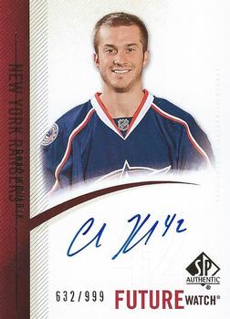 #290 Chad Kolarik - New York Rangers - 2010-11 SP Authentic Hockey