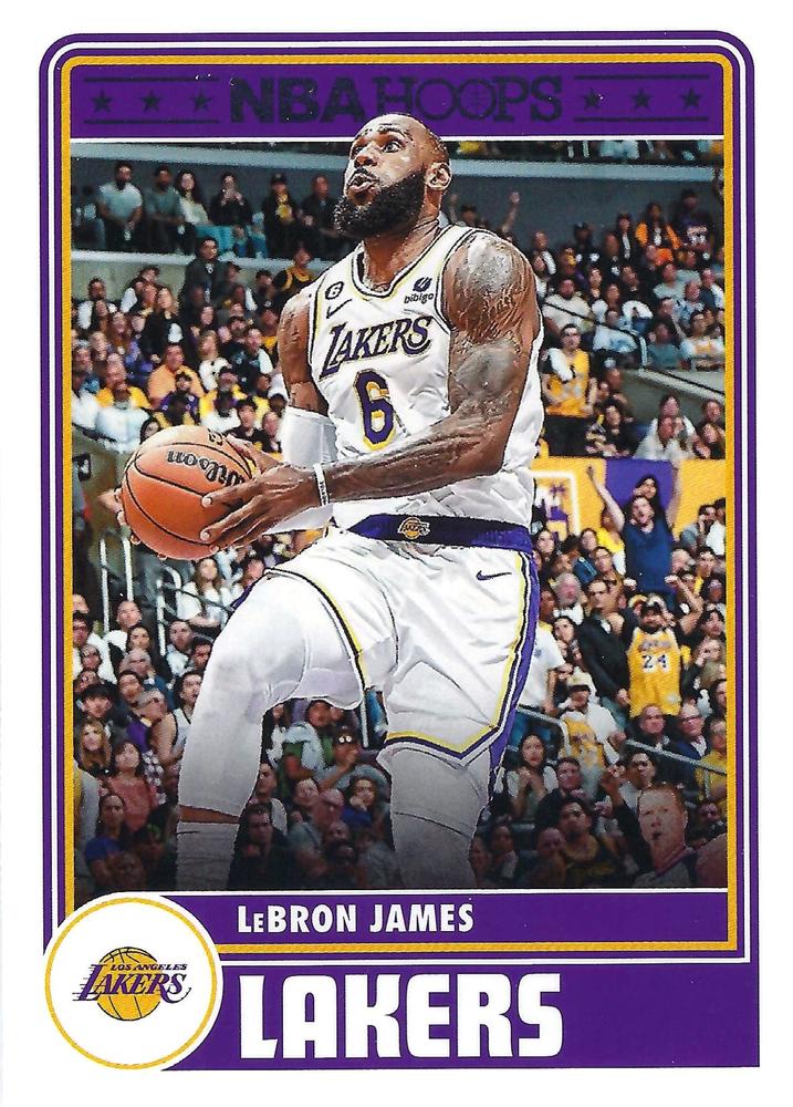 #290 LeBron James - Los Angeles Lakers - 2023-24 Hoops Basketball