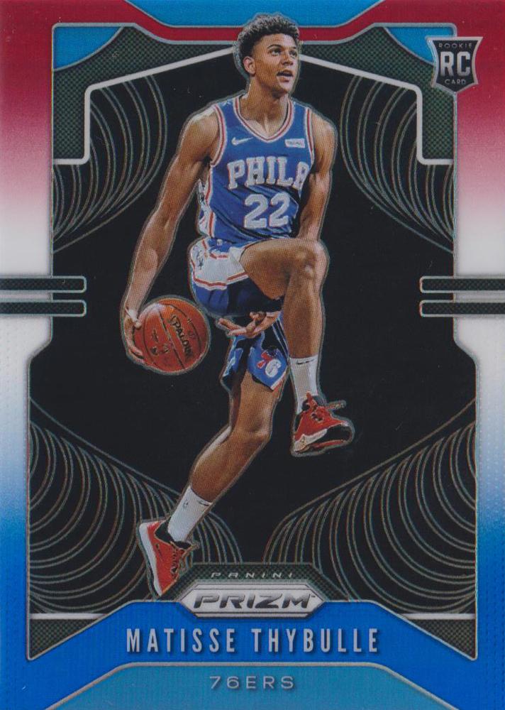 #290 Matisse Thybulle - Philadelphia 76ers - 2019-20 Panini Prizm - Prizms Red White and Blue Basketball