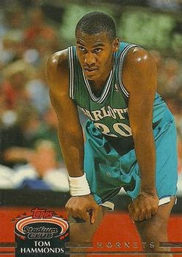 #291 Tom Hammonds - Charlotte Hornets - 1992-93 Stadium Club Basketball