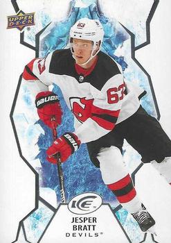 #27 Jesper Bratt - New Jersey Devils - 2021-22 Upper Deck Ice Hockey