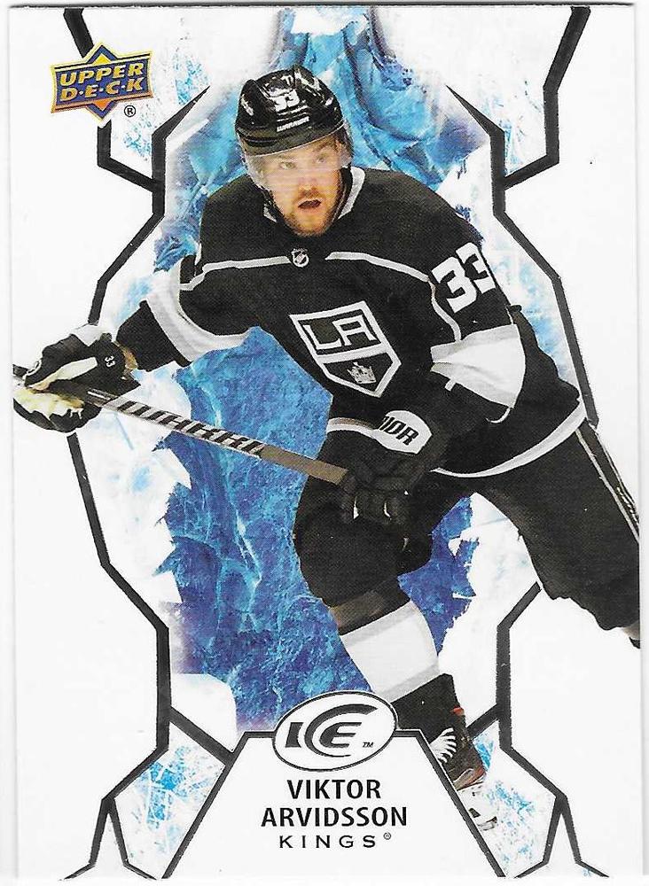 #33 Viktor Arvidsson - Los Angeles Kings - 2021-22 Upper Deck Ice Hockey