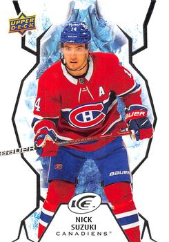 #40 Nick Suzuki - Montreal Canadiens - 2021-22 Upper Deck Ice Hockey