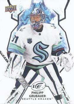 #80 Philipp Grubauer - Seattle Kraken - 2021-22 Upper Deck Ice Hockey