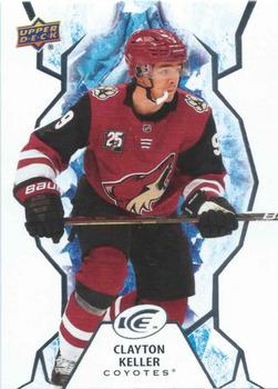#93 Clayton Keller - Arizona Coyotes - 2021-22 Upper Deck Ice Hockey