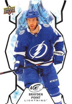 #96 Brayden Point - Tampa Bay Lightning - 2021-22 Upper Deck Ice Hockey