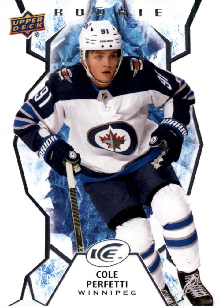 #104 Cole Perfetti - Winnipeg Jets - 2021-22 Upper Deck Ice Hockey