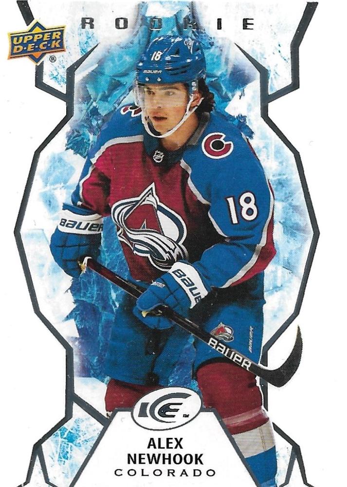 #112 Alex Newhook - Colorado Avalanche - 2021-22 Upper Deck Ice Hockey