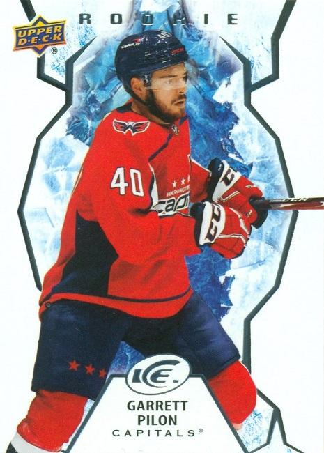 #128 Garrett Pilon - Washington Capitals - 2021-22 Upper Deck Ice Hockey