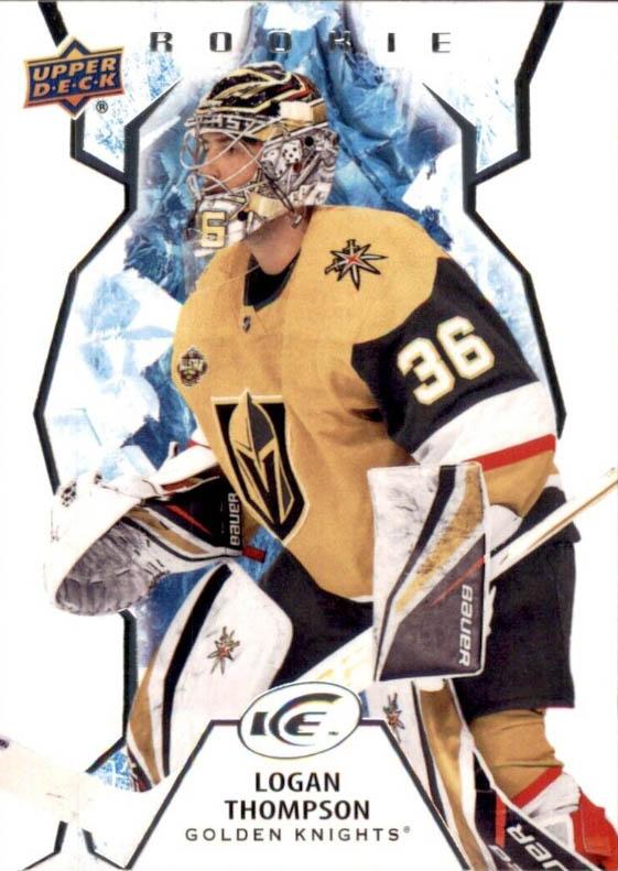 #131 Logan Thompson - Vegas Golden Knights - 2021-22 Upper Deck Ice Hockey