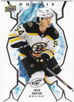 #136 Jack Ahcan - Boston Bruins - 2021-22 Upper Deck Ice Hockey