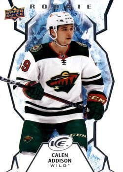 #137 Calen Addison - Minnesota Wild - 2021-22 Upper Deck Ice Hockey