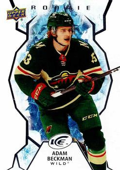 #139 Adam Beckman - Minnesota Wild - 2021-22 Upper Deck Ice Hockey