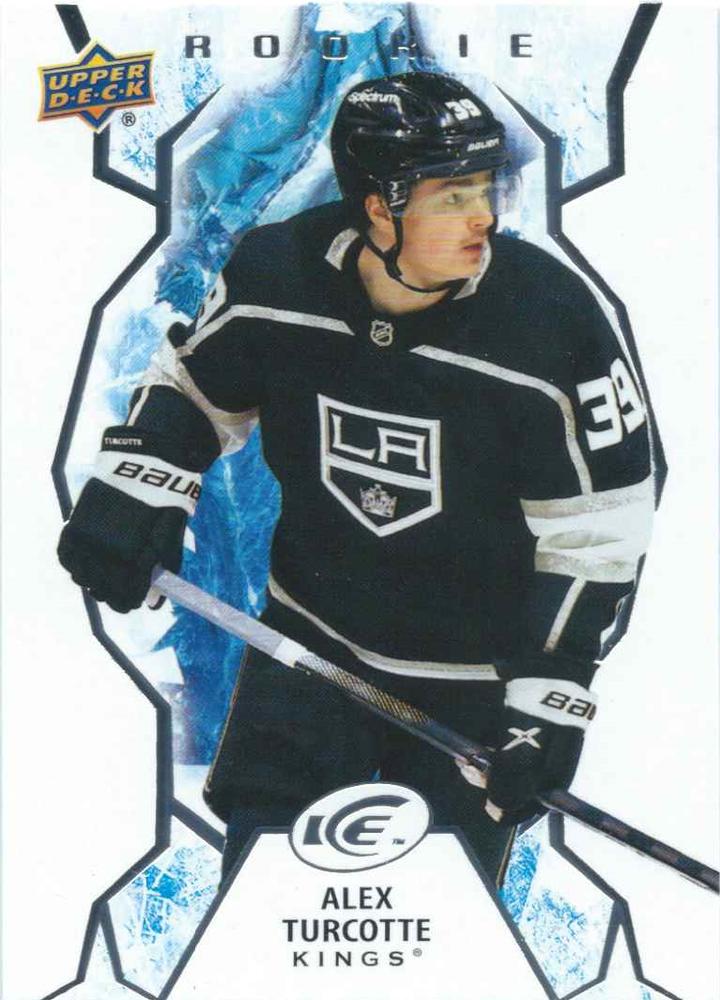 #143 Alex Turcotte - Los Angeles Kings - 2021-22 Upper Deck Ice Hockey
