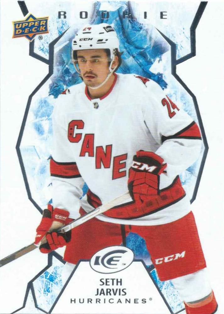 #150 Seth Jarvis - Carolina Hurricanes - 2021-22 Upper Deck Ice Hockey