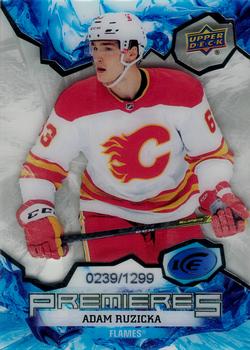 #151 Adam Ruzicka - Calgary Flames - 2021-22 Upper Deck Ice Hockey