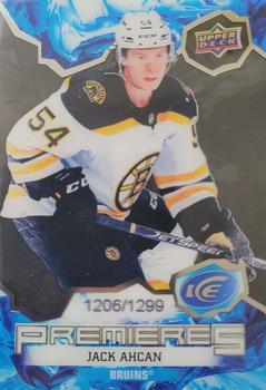 #180 Jack Ahcan - Boston Bruins - 2021-22 Upper Deck Ice Hockey