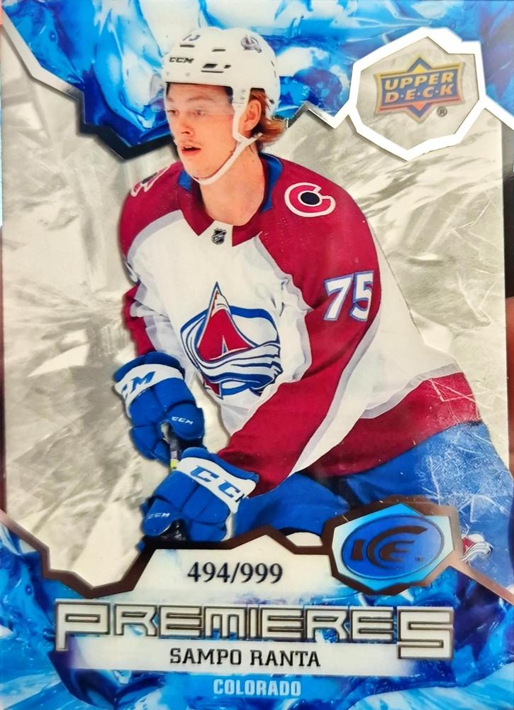#188 Sampo Ranta - Colorado Avalanche - 2021-22 Upper Deck Ice Hockey