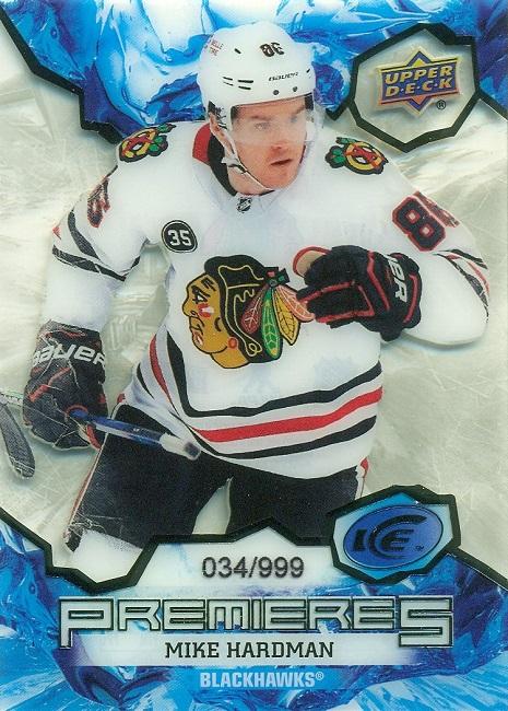 #201 Mike Hardman - Chicago Blackhawks - 2021-22 Upper Deck Ice Hockey