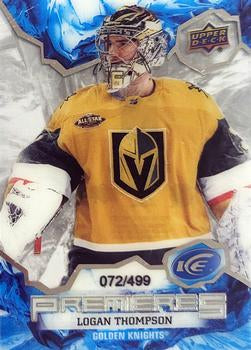 #212 Logan Thompson - Vegas Golden Knights - 2021-22 Upper Deck Ice Hockey