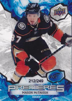 #237 Mason McTavish - Anaheim Ducks - 2021-22 Upper Deck Ice Hockey