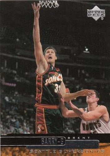 #292 Brent Barry - Seattle SuperSonics - 1999-00 Upper Deck Basketball