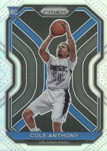 #292 Cole Anthony - Orlando Magic - 2020-21 Panini Prizm - Silver Prizms Basketball