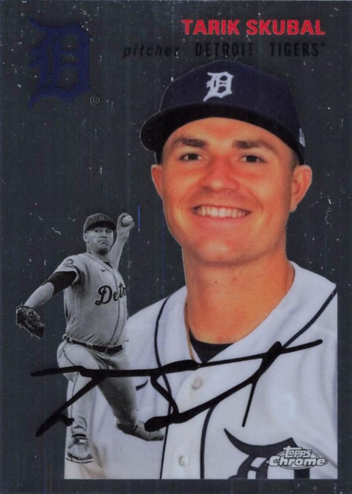 #292 Tarik Skubal - Detroit Tigers - 2023 Topps Chrome Platinum Anniversary Baseball