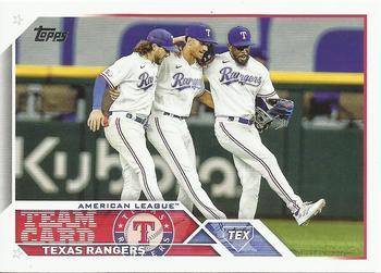 #292 Texas Rangers - Texas Rangers - 2023 Topps Baseball