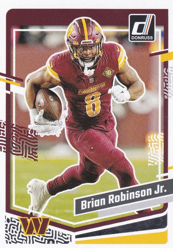 #292 Brian Robinson Jr. - Washington Commanders - 2023 Donruss Football