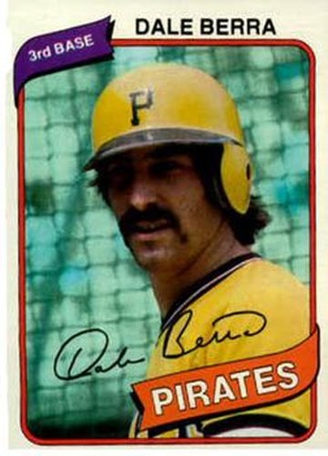 #292 Dale Berra - Pittsburgh Pirates - 1980 Topps Baseball