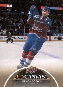 #C292 Devon Toews - Colorado Avalanche - 2021-22 Upper Deck - UD Canvas Hockey