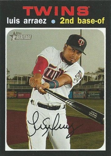 #292 Luis Arraez - Minnesota Twins - 2020 Topps Heritage Baseball