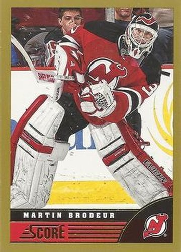 #292 Martin Brodeur - New Jersey Devils - 2013-14 Score - Gold Hockey