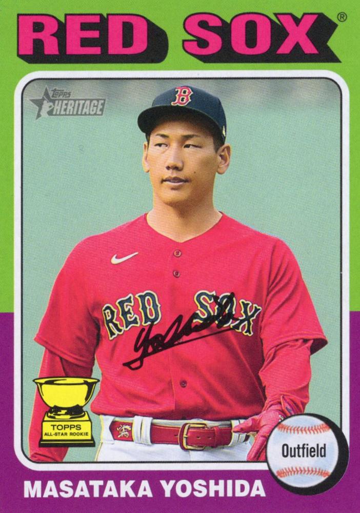 #292b Masataka Yoshida - Boston Red Sox - 2024 Topps Heritage Baseball