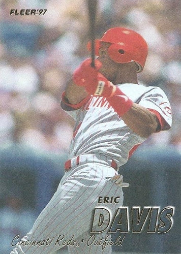 #293 Eric Davis - Cincinnati Reds - 1997 Fleer Baseball