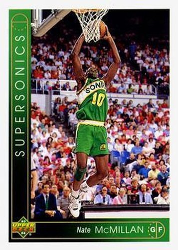 #293 Nate McMillan - Seattle SuperSonics - 1993-94 Upper Deck Basketball