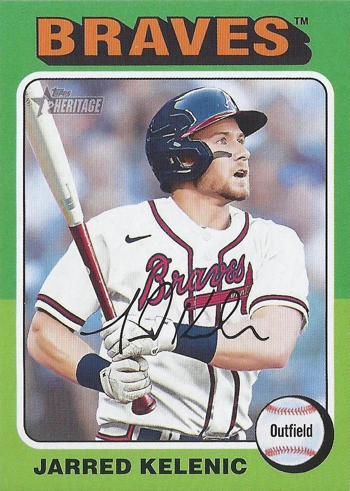 #293 Jarred Kelenic - Atlanta Braves - 2024 Topps Heritage Baseball