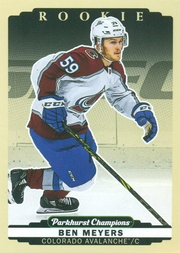#293 Ben Meyers - Colorado Avalanche - 2022-23 Parkhurst Champions Hockey