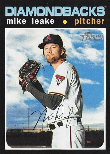 #293 Mike Leake - Arizona Diamondbacks - 2020 Topps Heritage Baseball