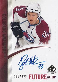 #293 Justin Mercier - Colorado Avalanche - 2010-11 SP Authentic Hockey