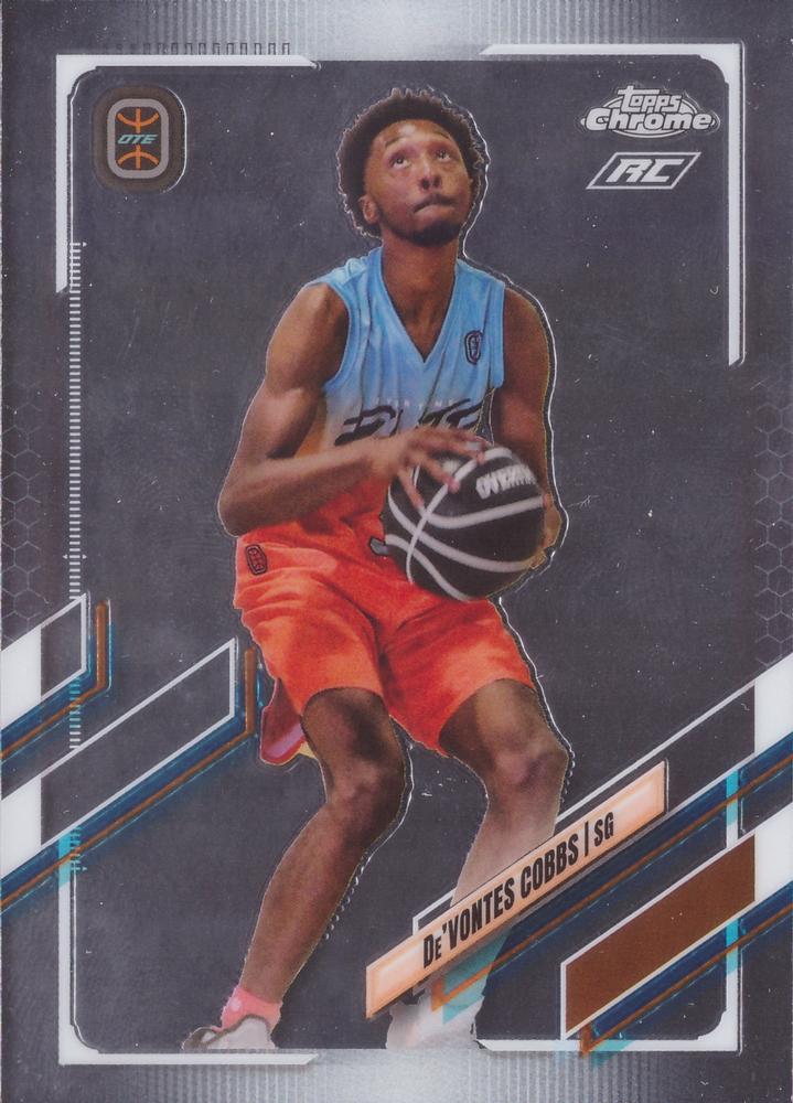 #26 De'Vontes Cobbs - Team OTE - 2021-22 Topps Chrome Overtime Elite Basketball